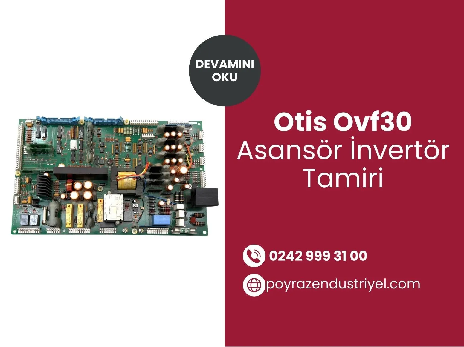 Otis Ovf30 Asansör İnvertör Tamiri
